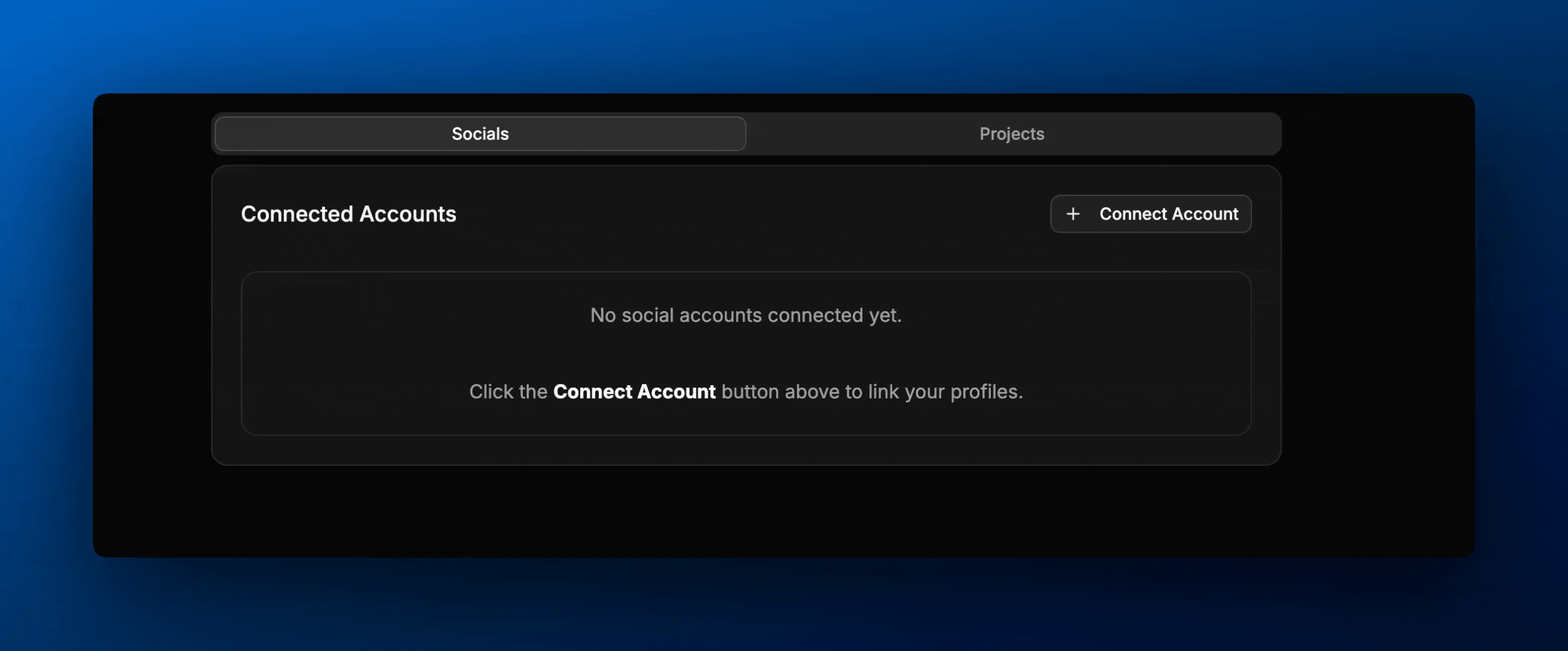 Animation showing connecting accounts in Solostat