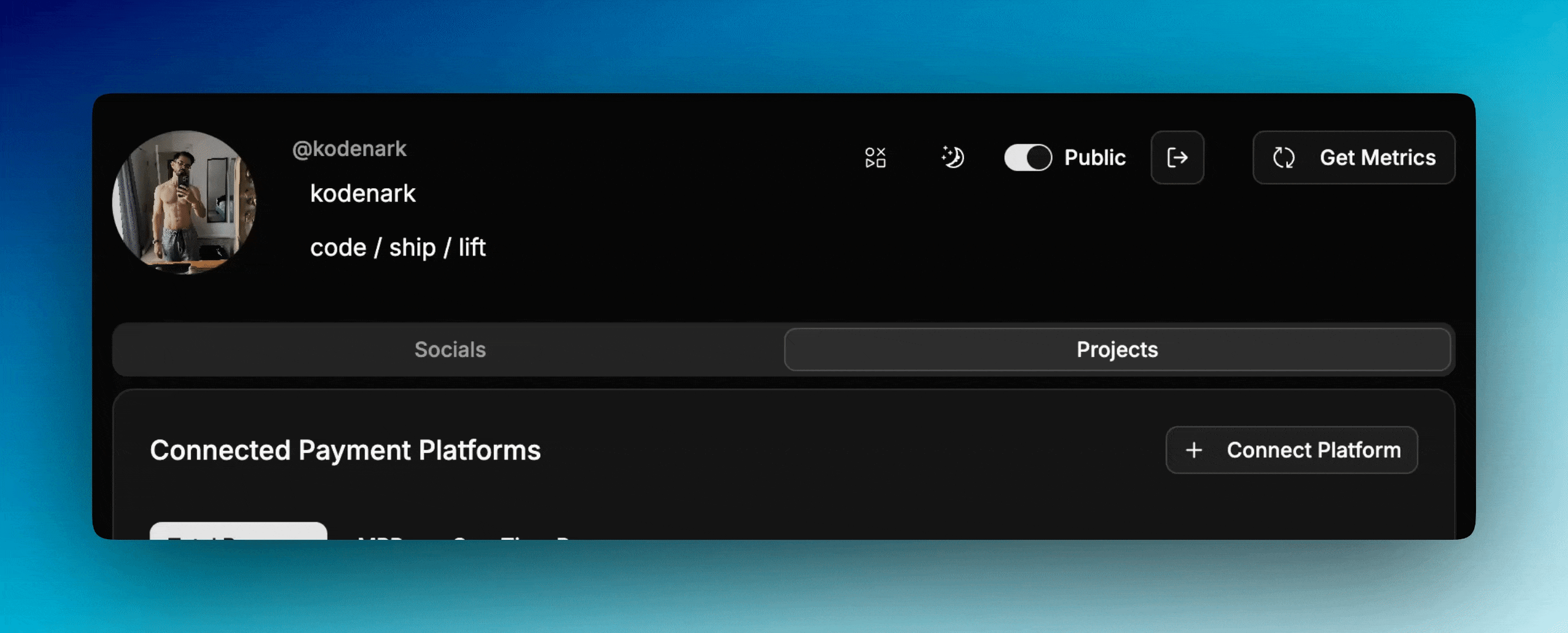 Animation showing deploying a public page in Solostat